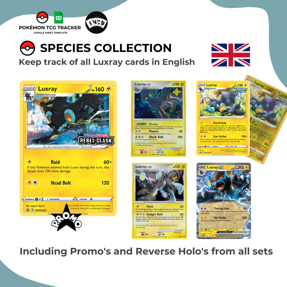 Luxray Species Set Tracker