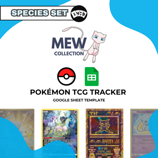 Mew Species Set Tracker